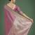 onion silk blend banarasi jacuard work saree with unstitched blouse piece
