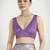 lavender silk blend banarasi jacuard work saree with unstitched blouse piece