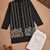 Black color embroidery work silk indo ethnic men's kurta payjama set