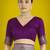 wine silk blend banarasi jacuard work saree with unstitched blouse piece