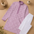 Lavender color white embroidery thread work with multi sequence silk men's kurta payjama set