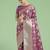 onion silk blend banarasi jacuard work saree with unstitched blouse piece