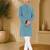 Blue color handcrafted luckhnawi chikankari cotton men's kurta payjama set