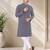 Maroon color handcrafted luckhnawi chikankari cotton men's kurta payjama set