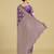purple silk blend banarasi jacuard work saree with unstitched blouse piece