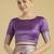 purple silk blend banarasi jacuard work saree with unstitched blouse piece