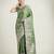 wine silk blend banarasi jacuard work saree with unstitched blouse piece