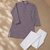 Maroon color handcrafted luckhnawi chikankari cotton men's kurta payjama set