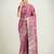 onion pink silk blend banarasi jacuard work saree with unstitched blouse piece