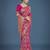 pink silk blend banarasi jacuard work saree with unstitched blouse piece