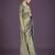 pista silk blend banarasi jacuard work saree with unstitched blouse piece