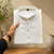 Beige color embroidery and silver sequence work silk men's kurta payjama set
