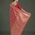 red silk blend banarasi jacuard work saree with unstitched blouse piece