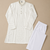 Beige color embroidery and silver sequence work silk men's kurta payjama set