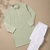 Pista color traditional chikankari embroidery cotton men's kurta payjama set