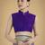 purple silk blend banarasi jacuard work saree with unstitched blouse piece
