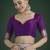 wine silk blend banarasi jacuard work saree with unstitched blouse piece