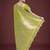 parrot green silk blend banarasi jacuard work saree with unstitched blouse piece