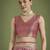 pink silk blend banarasi jacuard work saree with unstitched blouse piece