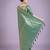 teal green silk blend banarasi jacuard work saree with unstitched blouse piece
