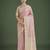 pink silk blend banarasi jacuard work saree with unstitched blouse piece