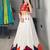 White Plain Kali Work Rayon Navratri Lehenga With Fancy Blouse - Full stitched free size