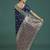 Blue banarasi silk blend jacuard work saree with unstitched blouse piece