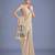 off white rama silk blend banarasi jacuard work saree with unstitched blouse piece