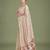 off white red silk blend banarasi jacuard work saree with unstitched blouse piece