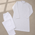 White color traditional chikankari embroidery cotton men's kurta payjama set
