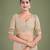 off white red silk blend banarasi jacuard work saree with unstitched blouse piece