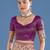 Cream silk blend jacuard work saree with unstitched blouse piece
