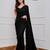 Black georgette embroidered  with sequins work