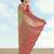 pista silk blend banarasi jacuard work saree with unstitched blouse piece