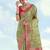 pista silk blend banarasi jacuard work saree with unstitched blouse piece