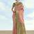 pink silk blend banarasi jacuard work saree with unstitched blouse piece