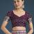 wine silk blend banarasi jacuard work saree with unstitched blouse piece
