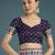 plum silk blend banarasi jacuard work saree with unstitched blouse piece