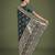 rama silk blend banarasi jacuard work saree with unstitched blouse piece