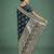 blue silk blend banarasi jacuard work saree with unstitched blouse piece