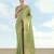 pista silk blend banarasi jacuard work saree with unstitched blouse piece
