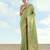 pista silk blend banarasi jacuard work saree with unstitched blouse piece