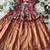 Kids tissue silk embroidered lehenga choli with mission work blouse
