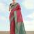 pink silk blend banarasi jacuard work saree with unstitched blouse piece