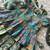 Kids tissue silk embroidered lehenga choli with mission work blouse