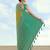 parrot green silk blend banarasi jacuard work saree with unstitched blouse piece