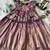 Kids tissue silk embroidered lehenga choli with mission work blouse