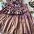 Kids tissue silk embroidered lehenga choli with mission work blouse