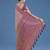 purple silk blend banarasi jacuard work saree with unstitched blouse piece