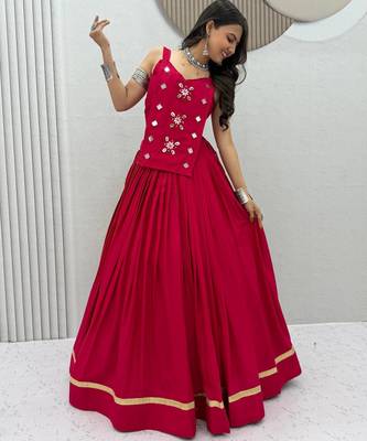 COTTON FABRIC HANDWORK REAL CODI NAVRATRI  LEHNGHA CHOLI 2
